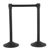 2-Pack Sentry PLUS Plastic Stanchions Barriers with Retractable Belt