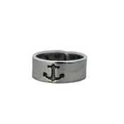 Sterling Silver Anchor Ring