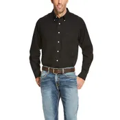 Ariat&reg; Black Wrinkle Free Solid Long Sleeve Shirt