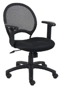 Boss Mesh Task Chair with Arms B6216