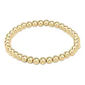 5MM Classic Gold Bead Bracelet