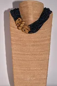 39 strands! Irirated spinels necklace