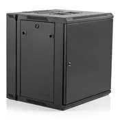 12U, 21" Deep Sectional Wall Rack, Steel Door-GRW2012508