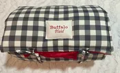 Janiebee Luxury Quilted Nap MatsALL MATSBuffalo Plaid Black and White Toddler Nap Mat by Janiebee Nap Mats, Quilted, Safe, Machine Washable Nap Mats Thick Nap Mats