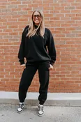 Black Cuffed Joggers