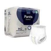 Absorbent Underwear Abena® Premium Pants M2 Pull On with Tear Away Seams Adult Medium Unisex Disposable Heavy Absorbency #1000021323