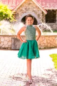 Girls Green Dress