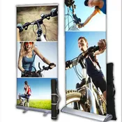Banners Stand 10 ml Vinyl infoor banner with retractable stand - 13oz Scrim Vinyl Outdoor Banner Stands RETRDELUX (33X80)