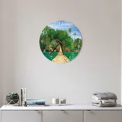 #42 QUIN Playa Puente Acrylic Wall Clock