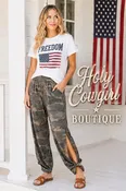 Camo Tye Pants