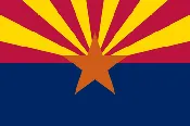 Arizona State Flag Vinyl Sticker