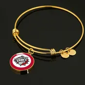 Bulldog Bangle Bracelet