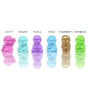 Baby Buddha Mini Statues - 6 Pack Set