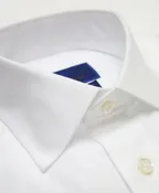 David Donahue Trim Fit White Non-Iron Dress Shirt