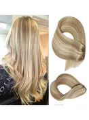 Blonde Highlights Clip in Hair Extensions#18/#613