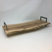 19.69" Live Edge Wood Tray