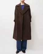 Angora / Wool Coat w/ Belt