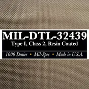 1000 Denier CORDURA, Resin-Coated, Mil-Spec Nylon Fabric (Sold per Yard)