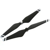9450 Carbon Fiber Self-tightening Rotor (composite hub, black with white stripes)