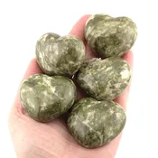 Epidote &amp;amp; Quartz Heart
