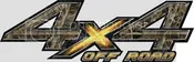 3.75"x12" 4x4 off road grassland high resolution truck bed or car side vinyl graphic decals.