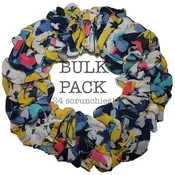 24 Pack Modern Floral Scrunchies // CLEARANCE