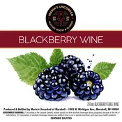 Blackberry Wine — Maria's Uncorked Wine Tasting Room & Florist - Marshall Flower Delivery - Wine Bar