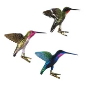5"NOBLE GEMS CLIP-ON HUMMINGBIRD 3A