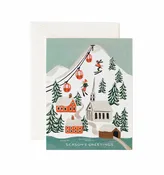 Rifle Paper Co. Holiday Snow Scene Greeting Card