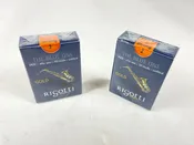 Alto Saxophone Reed Lot: 2 Boxes Rigotti Gold Blue 2 Strong [28641]