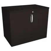 Low Height Espresso Storage Cabinet