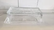 GLASS BUTTER DISH