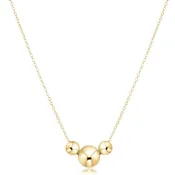 egirl 14" necklace gold - purpose gold EGN14GPURPG