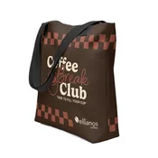 Coffee Break Club Tote Bag - Brown