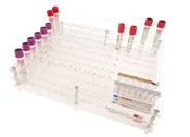 Blood Bank Crossmatch Rack with Integrated Card Holders