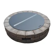 Firebuggz 40” Round Two Tone SST Fire Pit Cover