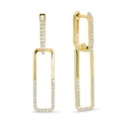 14 Karat Yellow Gold Hanging Earrings
