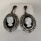 Cameo Post Earrings