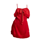 Bow Front Mini Dress