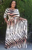 Print Maxi  Dress