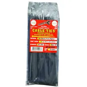 100PC BLACK 8" 18# LIGHT