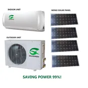 1.5HP Acdc on Grid Solar Powered Air Conditioner 90% Saving