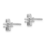 Cross Diamond Earrings