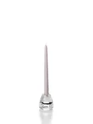 10" Hint of Mauve Taper Candles – Set of 12