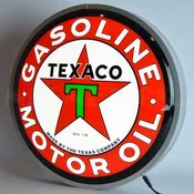 15 INCH BACKLIT LED LIGHTED SIGN 
 TEXACO MOTOR OIL – 7TXOIL