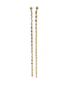 18k Gold Filled Detailed Chain Drop Earrings