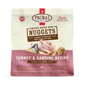 Freeze-Dried Raw Nuggets Dog Food - Turkey & Sardine Recipe