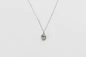 0.75Ct Lab Grown Oval Brilliant Diamond Bezel Pendant