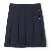AK03G - Girls Front Pleated Skort with Buckle
