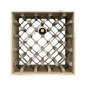 25-Bottle Diamond Wine Cube